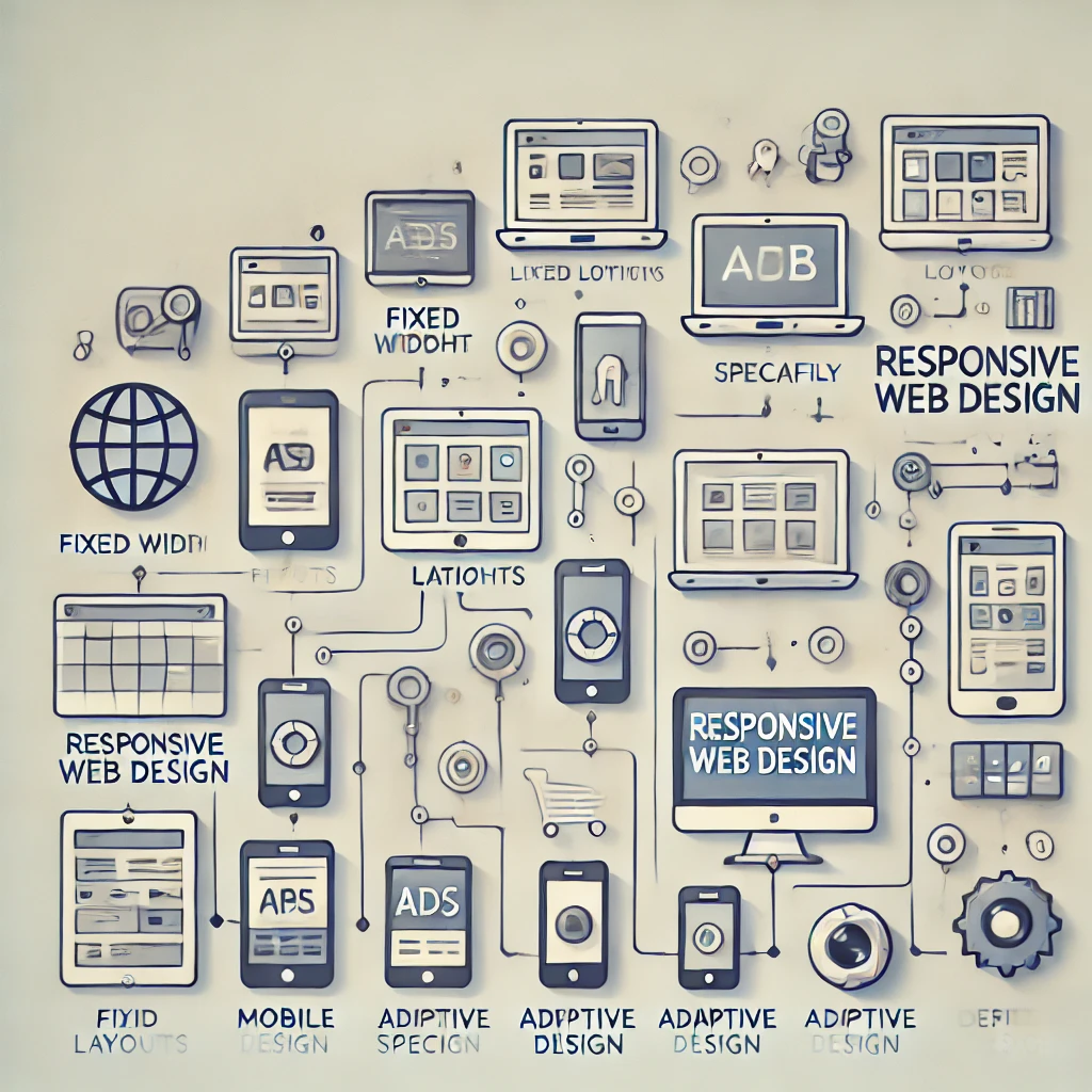 The Evolution of Web Design from fixed to responsive